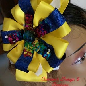 Shiny flower headband